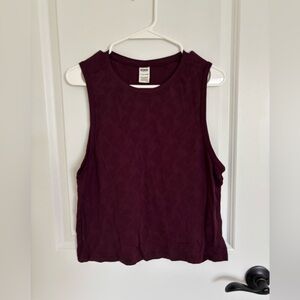 PINK Victoria's Secret Deep Purple Muscle Tee
